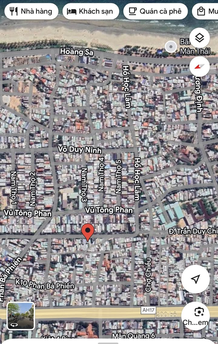 Đất và Nhà Cấp 4 Mặt Tiền Lê Tấn Trung, Mân Thái, Đà Nẵng 172m² Giá 16.5 Tỷ - Cơ Hội Vàng!