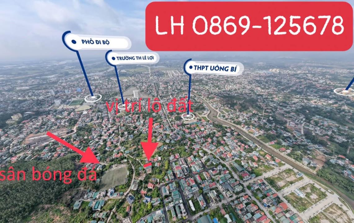 Đất liền kề Khu 5A Uông Bí 104m² giá 1 tỷ - Vị trí đắc địa, an ninh tốt!