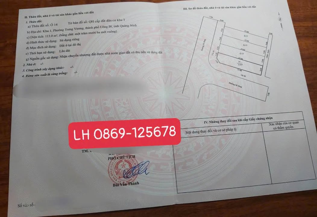 Đất nền lô góc hai mặt tiền Trưng Vương 113m² - Tiềm năng đầu tư lớn!