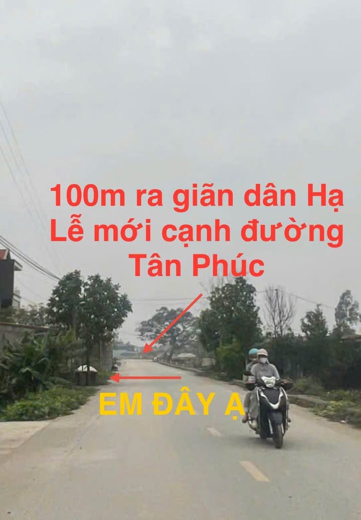 Đất thổ cư Hạ Lễ, Ân Thi 100m² giá 3 tỷ - Sổ đỏ chính chủ, đầu tư sinh lời!