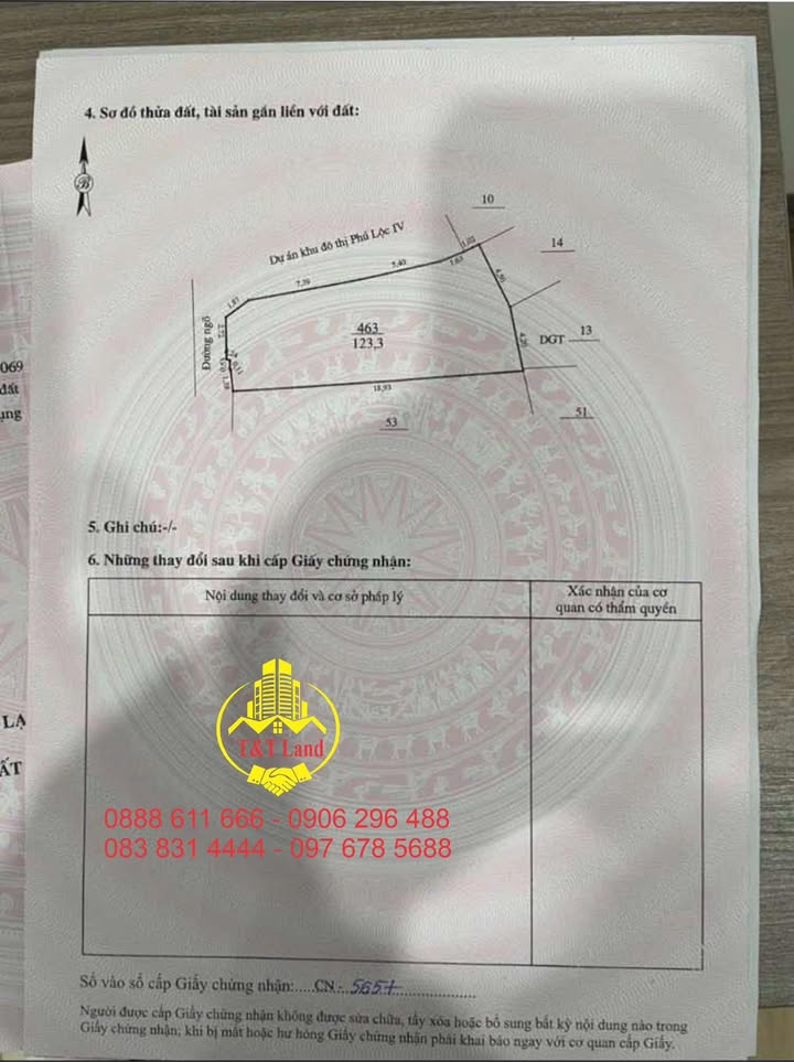 Đất mặt đường Lương Thế Vinh, Khu đô thị Phú Lộc IV 123,3m² giá 3,5 tỷ - Đầu tư sinh lời ngay!