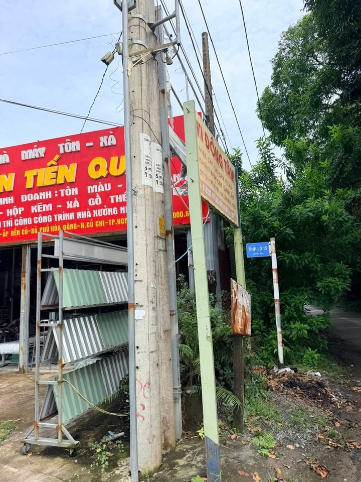 Đất góc 2 mặt tiền Tỉnh Lộ 15, xã Phú Hòa Đông 2513m² - Tiềm năng kinh doanh lớn!