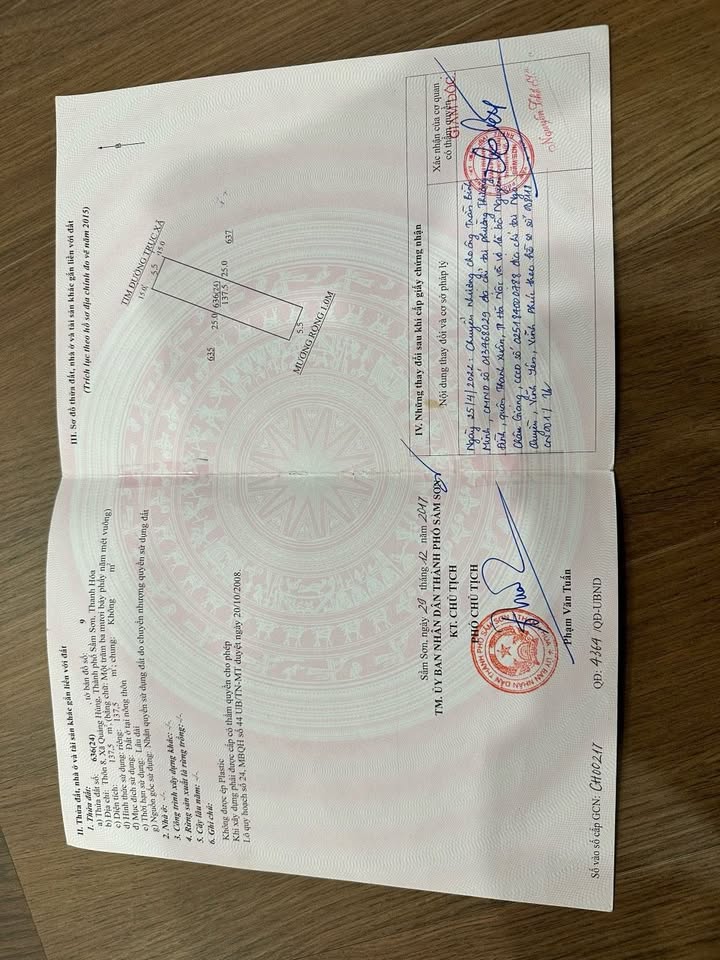 Đất nền tại Nam Sầm Sơn 275m² - Giá tốt cho nhà đầu tư!