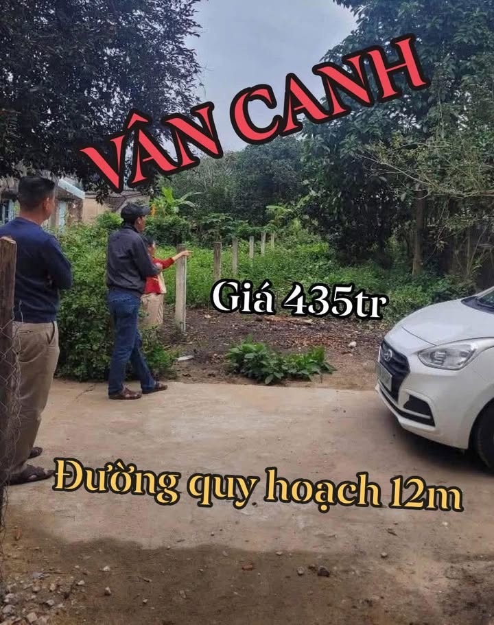 Đất nền Vân Canh 128m² giá 435 triệu - Đầu tư tiềm năng ngay hôm nay!