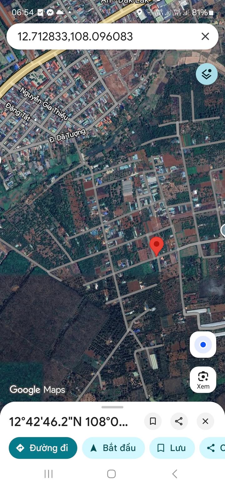 Đất thổ cư mặt tiền đường Dã Tượng, 450m², giá 4 tỷ - Đầu tư sinh lời tuyệt vời!