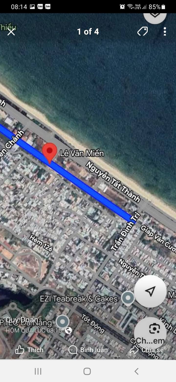 Lô đất biển Lê Văn Miến Đà Nẵng 81.2m² giá 5.45 tỷ - Đầu tư sinh lời lý tưởng!