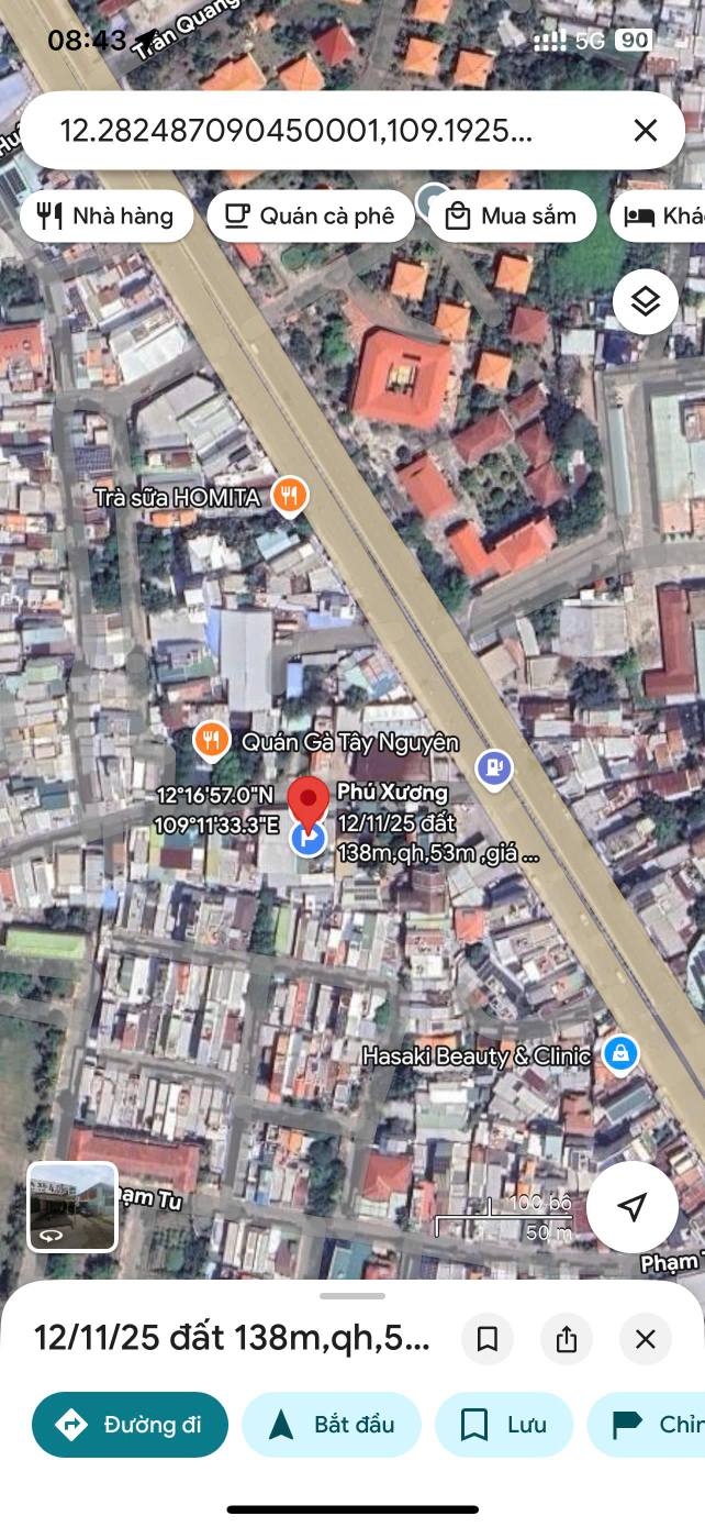 Đất nền Vĩnh Hải Nha Trang 138m² giá 6.9 tỷ - Pháp lý rõ ràng, sẵn sàng sang tên!