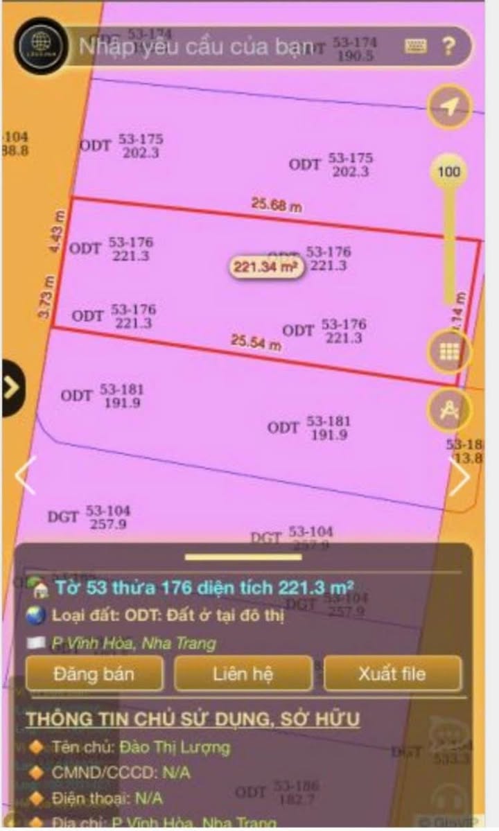 Lô đất 02 mặt tiền Phó Đức Chính & Lê Văn Huân, Vĩnh Hòa, Nha Trang 201m² giá 18.9 tỷ - Đầu tư sinh lời lý tưởng!