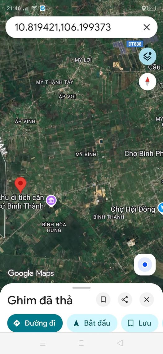 Đất nền Mỹ Bình, Đức Huệ 34.290m² giá 17.15 tỷ - Đầu tư sinh lời ngay!