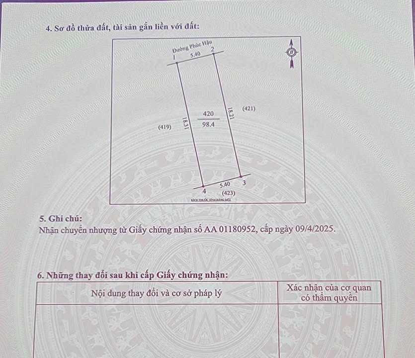 Đất Nền Nghi Liên - Mặt Đường Phúc Hậu 98.4m² giá 2 tỷ - Kinh doanh sầm uất!