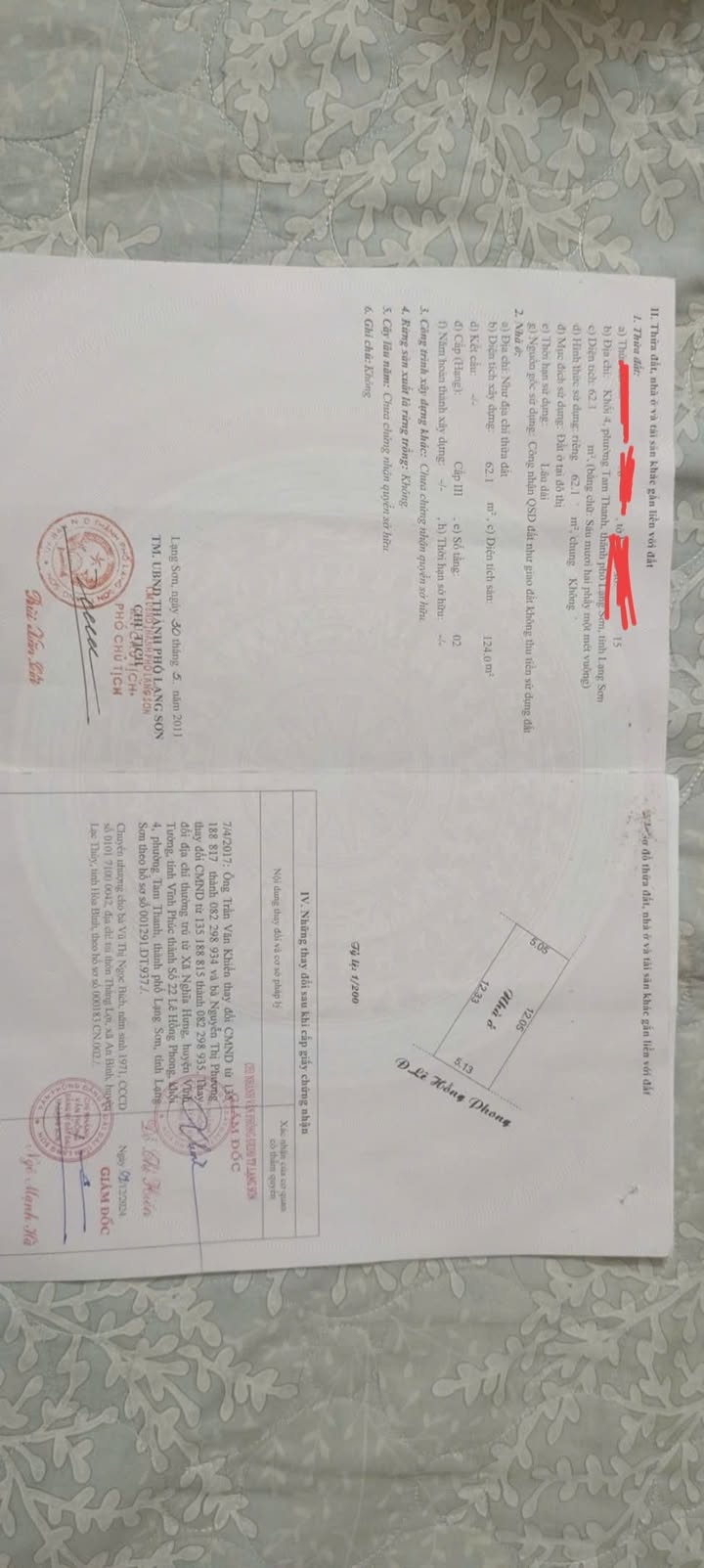 Nhà mặt đường Lê Hồng Phong, Lạng Sơn 62m² giá 5.2 tỷ - Kinh doanh sầm uất!