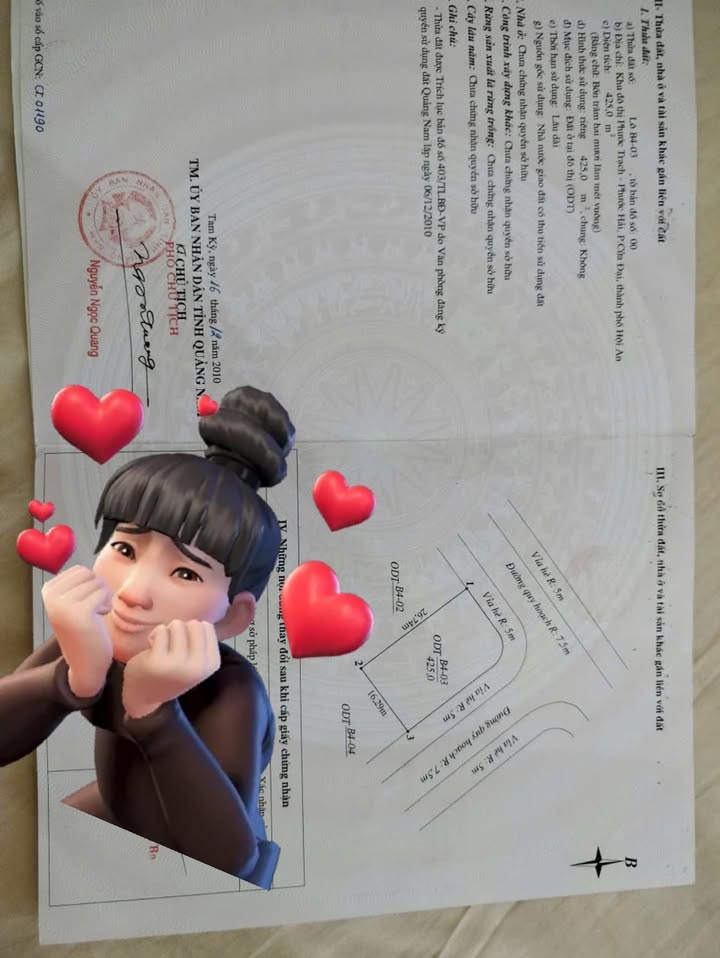 Đất nền Lô B4-03, Khu đô thị Phước Trạch - Phước Hải, 425m² - Tiềm năng đầu tư cao!