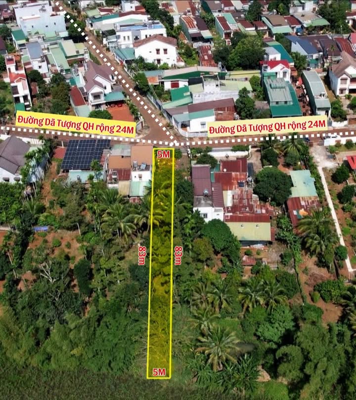 Đất mặt tiền Dã Tượng Buôn Ma Thuột 377.5m² giá 2.85 tỷ - Cơ hội đầu tư sinh lời cao!