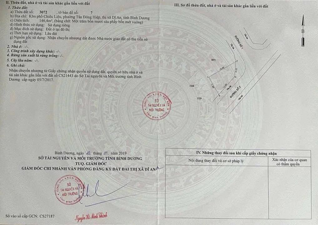 Đất nền góc 2 mặt tiền tại đường Vũng Thiện, Dĩ An 146m² giá chỉ 4.2 tỷ - Cơ hội đầu tư không thể bỏ lỡ!