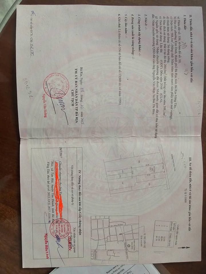 Đất thổ cư phường Long Hương 588m² giá 9.98 tỷ - Tiềm năng đầu tư sinh lời!