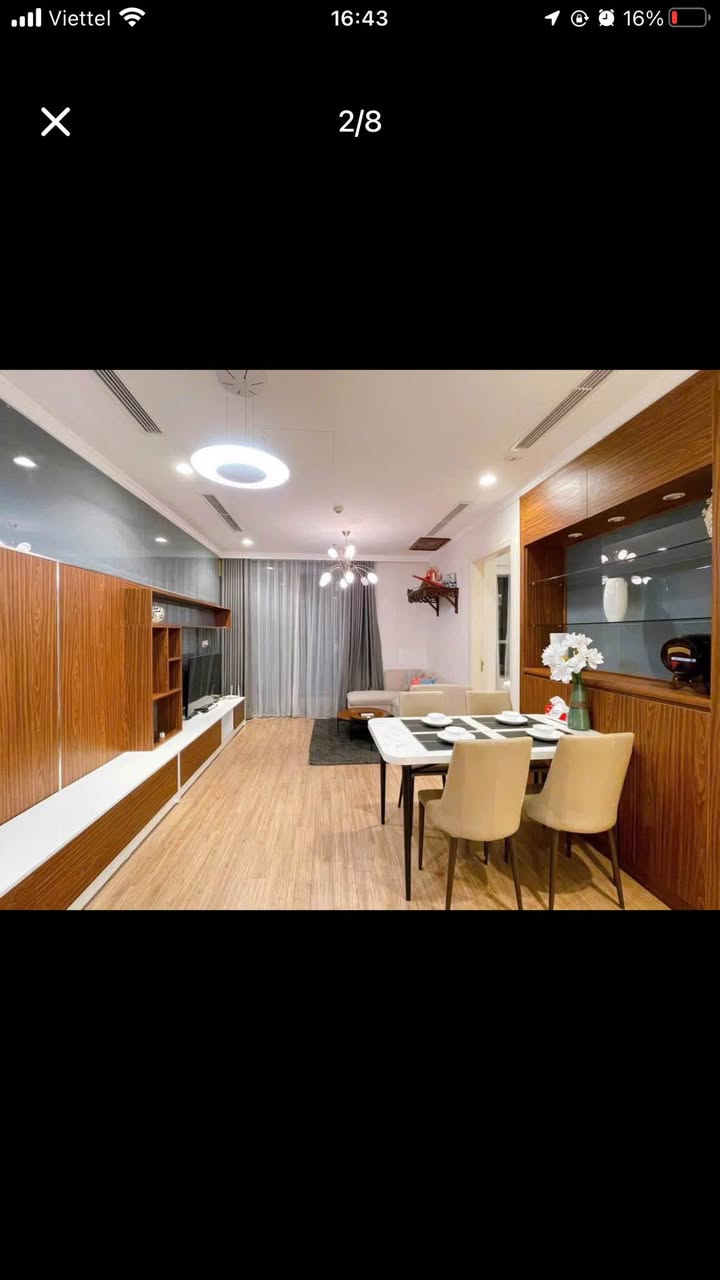 Căn hộ Park Hill 2PN tại Hoàng Mai giá 16 triệu - Full nội thất sang trọng!