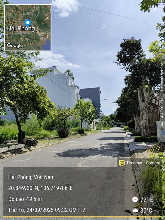 Đất nền Khu Biệt Thự Vườn Hồng Hải Phòng 71.5m² giá 4.26 tỷ - Sẵn sàng xây dựng ngay!