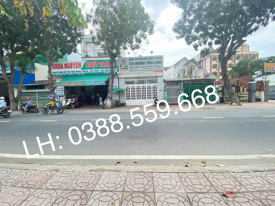 Nhà mặt tiền đường Mậu Thân, phường 3, Vĩnh Long 320m² giá 15 triệu - Kinh doanh thuận lợi!