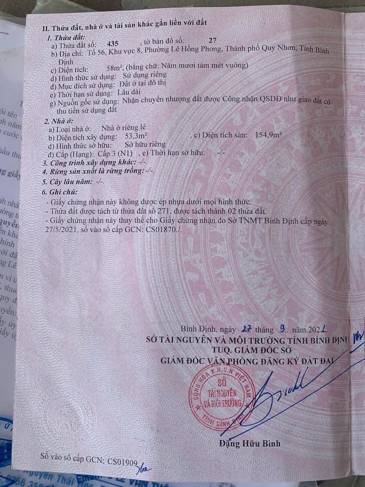 Nhà hẻm cạn Phạm Ngũ Lão, Quy Nhơn 58m² giá 3.34 tỷ - Thiết kế đẹp, đầy đủ công năng!