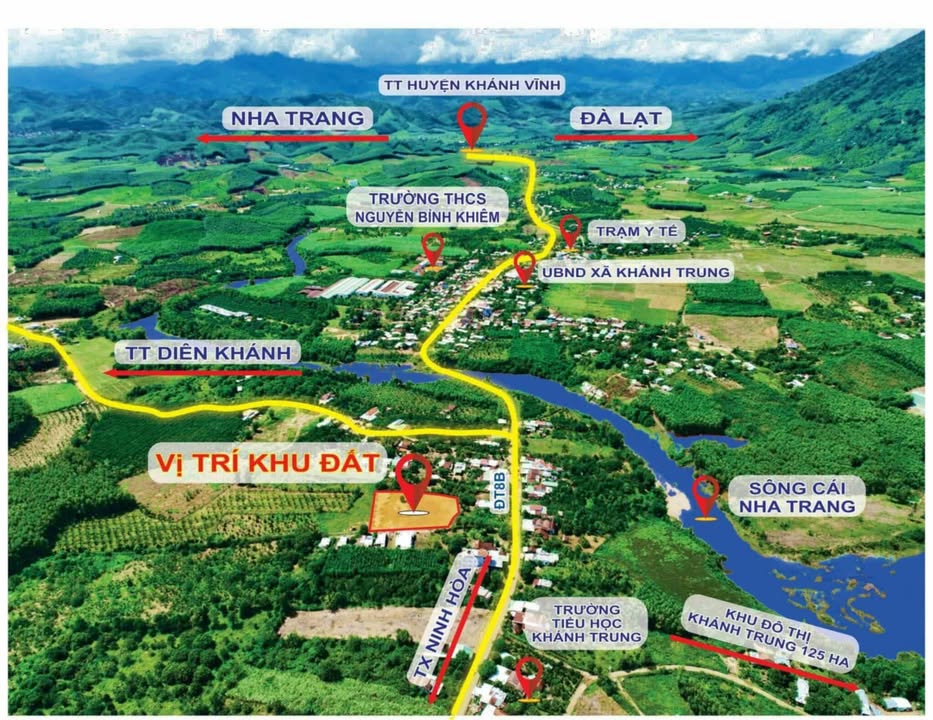 Đất nền Khánh Trung, Khánh Vĩnh 200m² giá 299 triệu - Cơ hội đầu tư hấp dẫn!