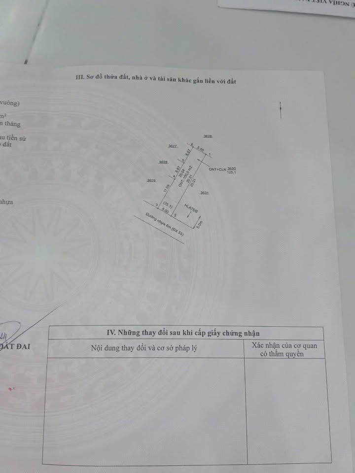 Đất nền Phú An Bến Cát 100m² giá 1 tỷ - Vị trí đẹp, giao thông thuận lợi!