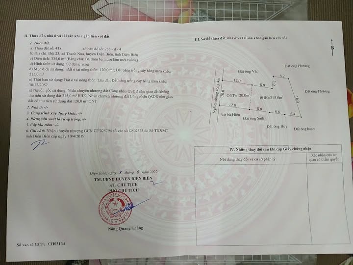 Nhà trọ cho thuê tại xã Thanh Nưa, Điện Biên 335m² giá 1.2 tỷ - Đầu tư sinh lời ngay!