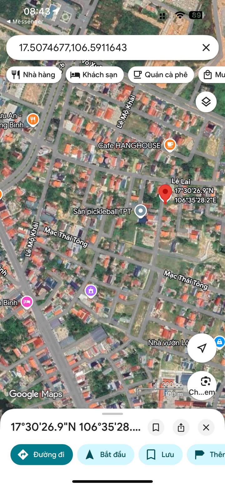 Đất ở Lộc Ninh, Đồng Hới 100m² giá 1.1 tỷ - Hướng Tây, vị trí đẹp!