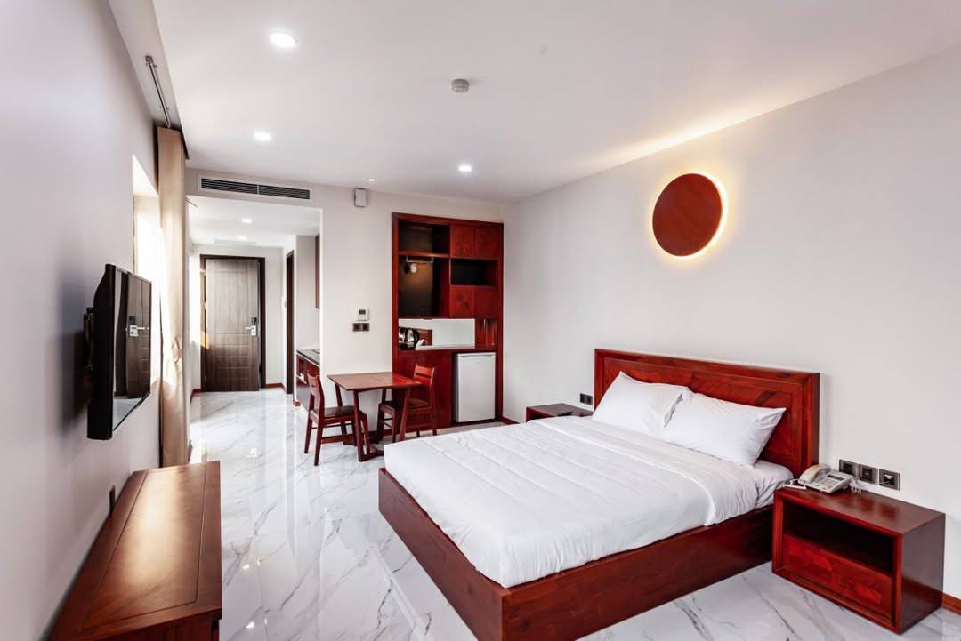 Căn hộ Waterfront Hải Phòng 1PN giá 7 triệu - Full nội thất tiện nghi