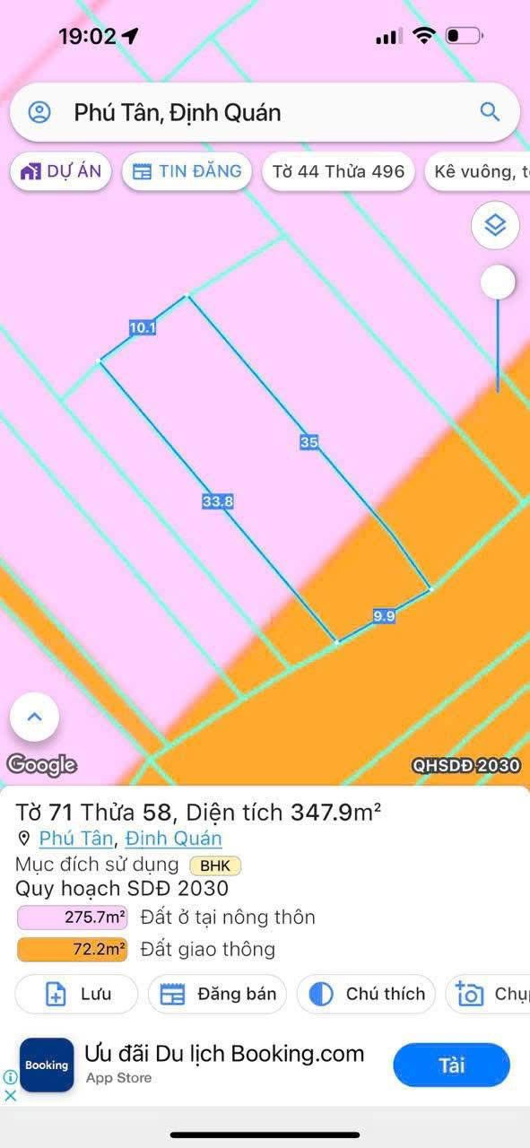 Đất mặt tiền Quốc lộ 20, Phú Tân 336m² giá 3.6 tỷ - Thích hợp kinh doanh buôn bán!