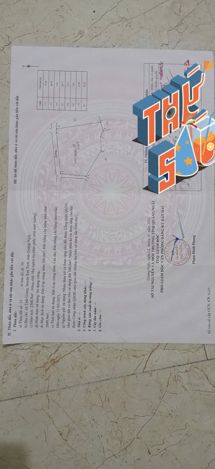 Đất nền Tịnh Giang 2300m² giá 790 triệu - Mặt tiền đường ĐT.2300