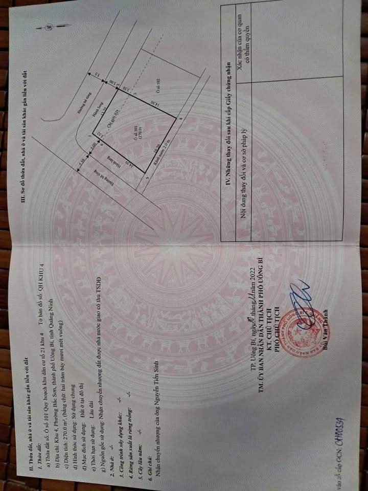 Đất lô góc 270m² tại Bắc Sơn, Uông Bí chỉ 2.1 tỷ - Tiện ích đầy đủ, giá tốt!