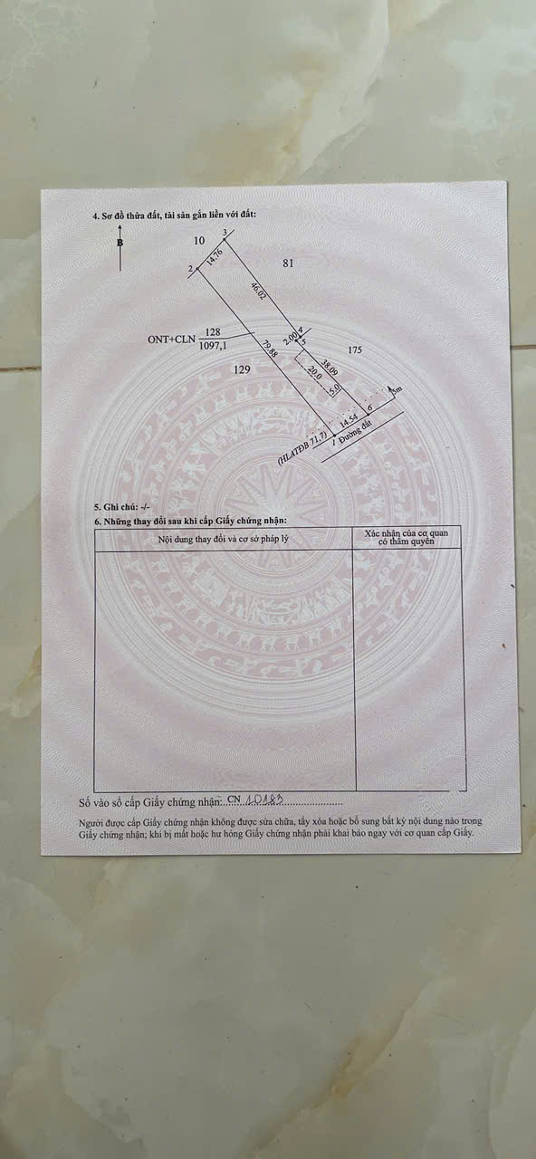 Đất nền Long Hòa, Dầu Tiếng, Bình Dương 1.097,1m² giá 1,7 tỷ - Đầu tư sinh lời ngay!