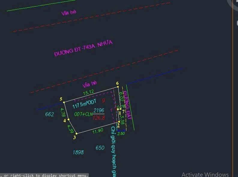 FrontHouse mặt tiền ĐT 743A phường Đông Hòa 127m² giá 7.8 tỷ - Kinh doanh cực đỉnh!
