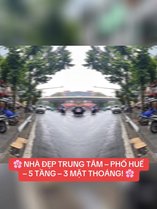 Nhà đẹp Phố Huế, quận Hai Bà Trưng, 25m² giá 7.6 tỷ - 5 tầng thoáng đãng!