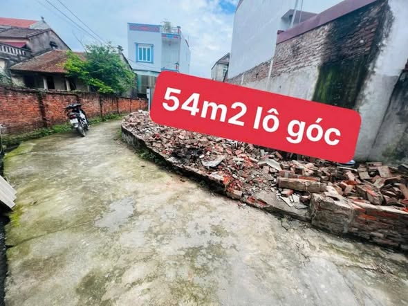 Đất nền lô góc 54m² phường Thanh Văn, quận Thanh Oai - Giá chỉ 2.7 tỷ VND!