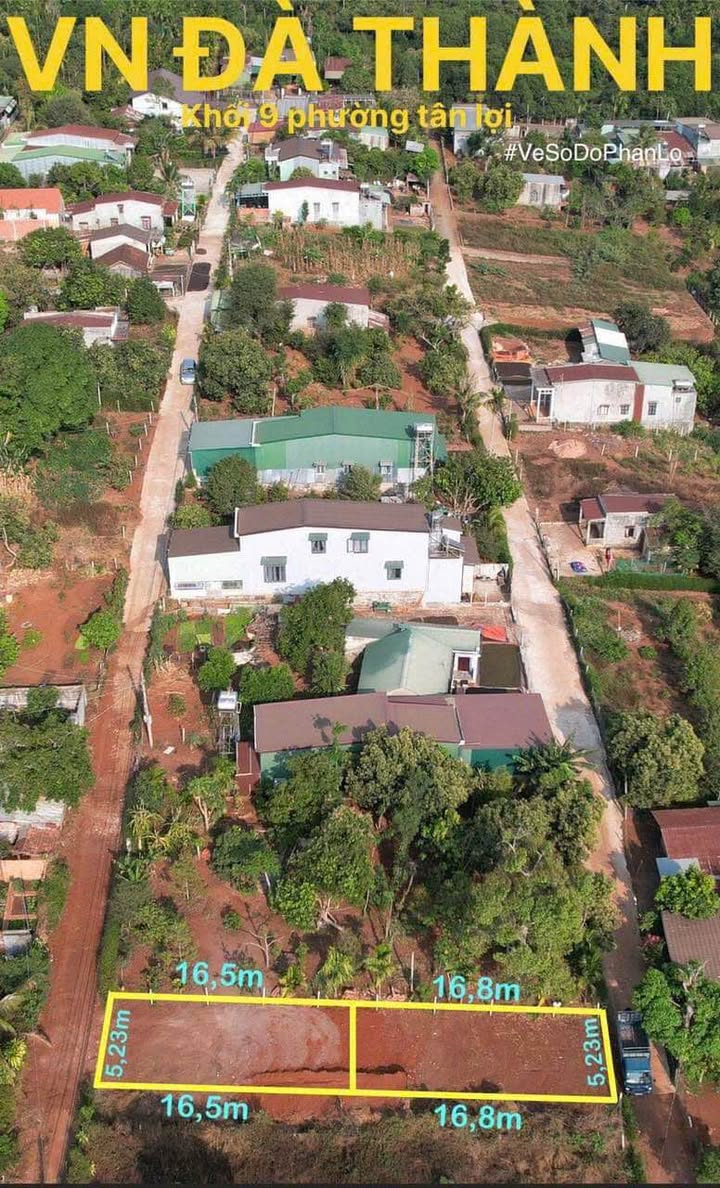 Đất nền TDP 9, Tân Lợi, TP. Buôn Ma Thuột 50m² chỉ 699 triệu - Sổ hồng sẵn!