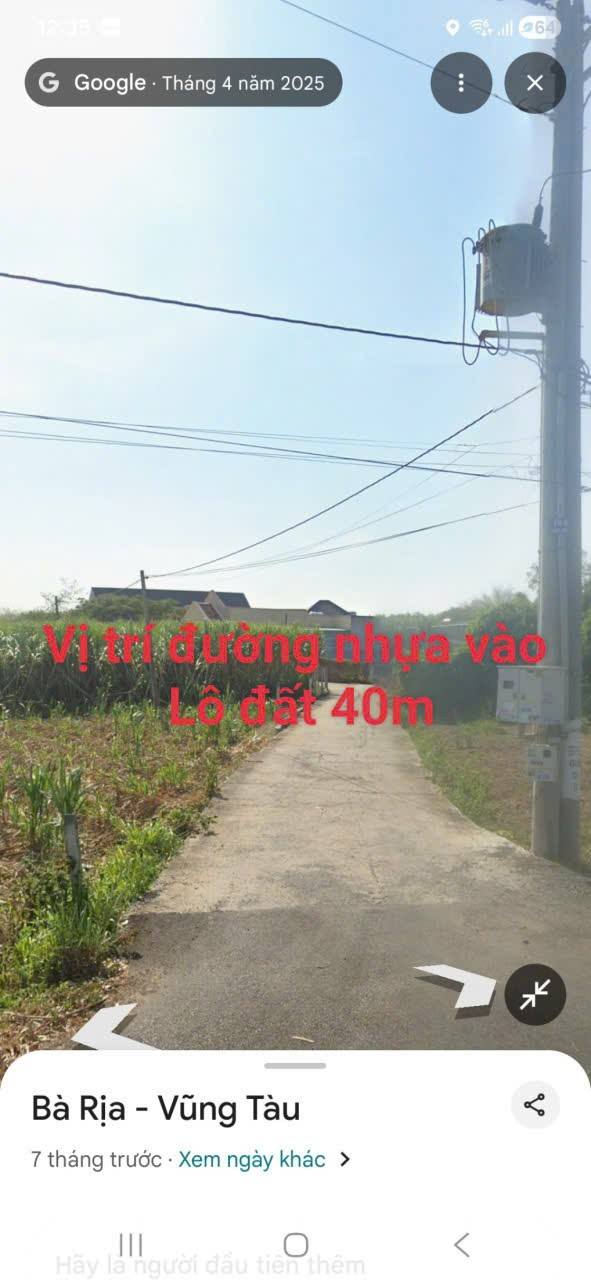 Đất nền Láng Dài 447.1m² giá 1.5 tỷ - Đầu tư sinh lời ngay!