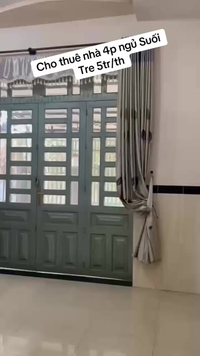 Cho thuê nhà 215m² 4 phòng ngủ - Khu phố Suối Tre, Long Khánh chỉ 5 triệu