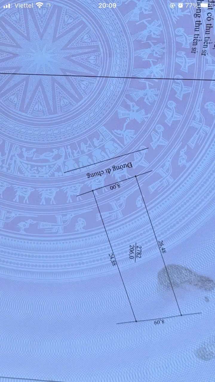 Đất nền Phổ Yên Thái Nguyên 206m² giá 1 tỷ - Vị trí trung tâm thuận lợi!