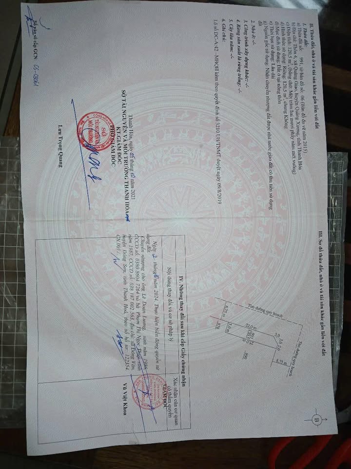 Lô đất 2 mặt tiền đẹp tại Lưu Vệ, 120m² giá 1.45 tỷ - Đầu tư sinh lời!