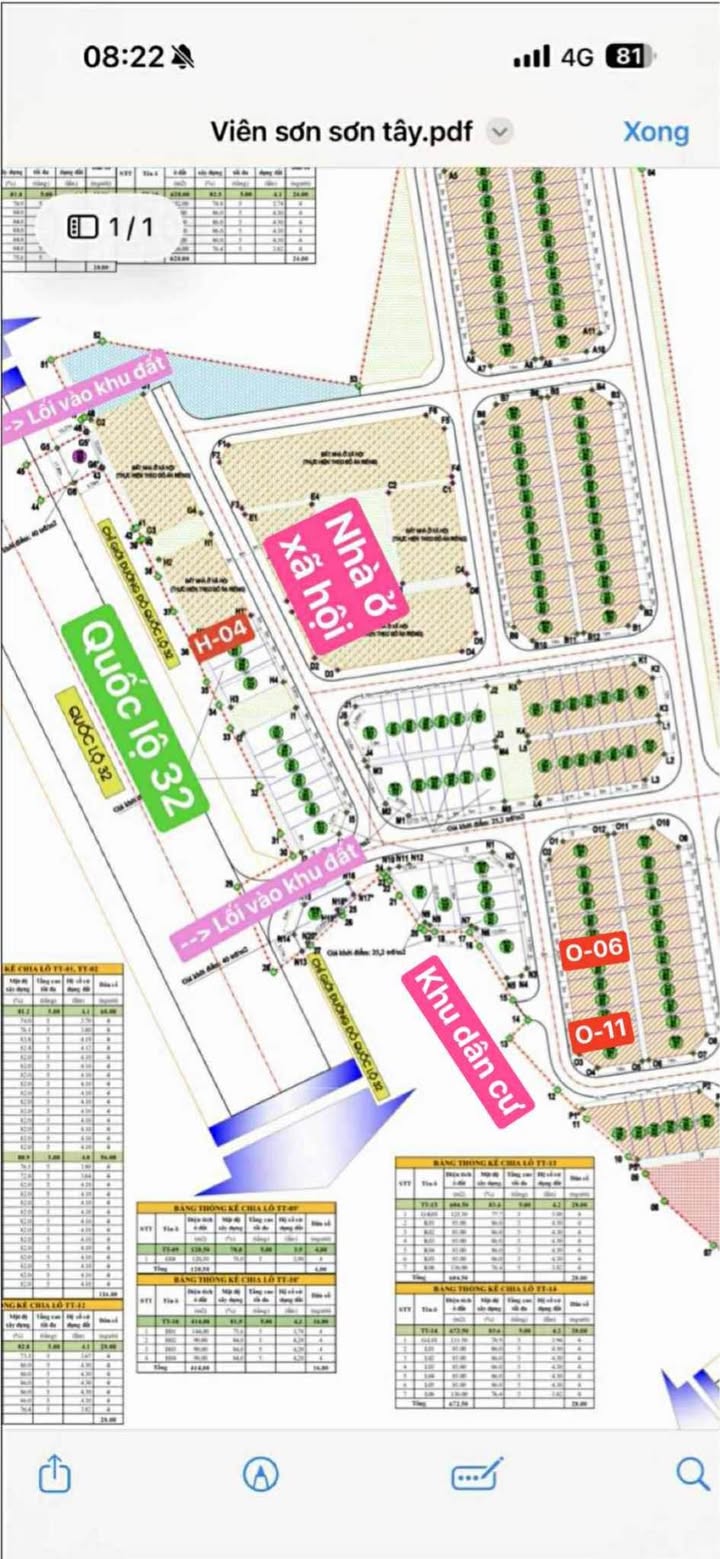 Đất nền Viên Sơn, Sơn Tây 90-95m² - Giá cực tốt, đầu tư sinh lời!