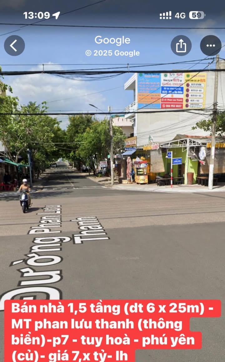 Nhà phố 1,5 tầng tại Phan Lưu Thanh, Tuy Hòa 150m² giá 7 tỷ - Cơ hội đầu tư tuyệt vời!