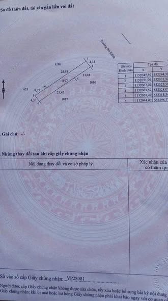 Đất nền thổ cư Đường Tiến Thành, Phường Phước Hậu, Vĩnh Long 158.7m² - Mặt tiền kinh doanh thuận lợi!