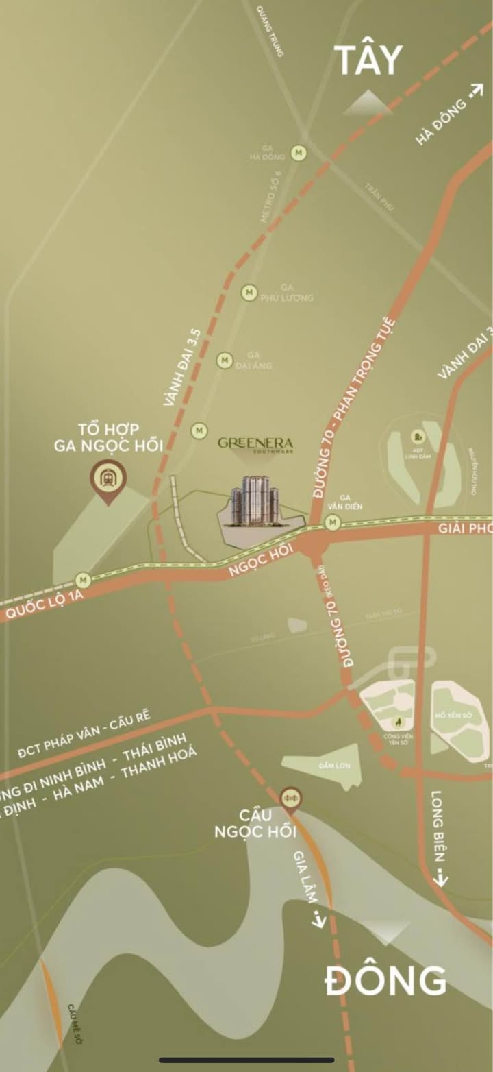 Căn hộ Greenera Southmark 78m² giá 7 tỷ - Hạng sang đầu tiên phía Nam Hà Nội!