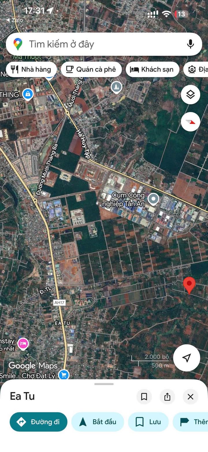 Đất nền 2 sào Tân An, Buôn Ma Thuột giá 2,2 tỷ - Pháp lý rõ ràng, vị trí đẹp!