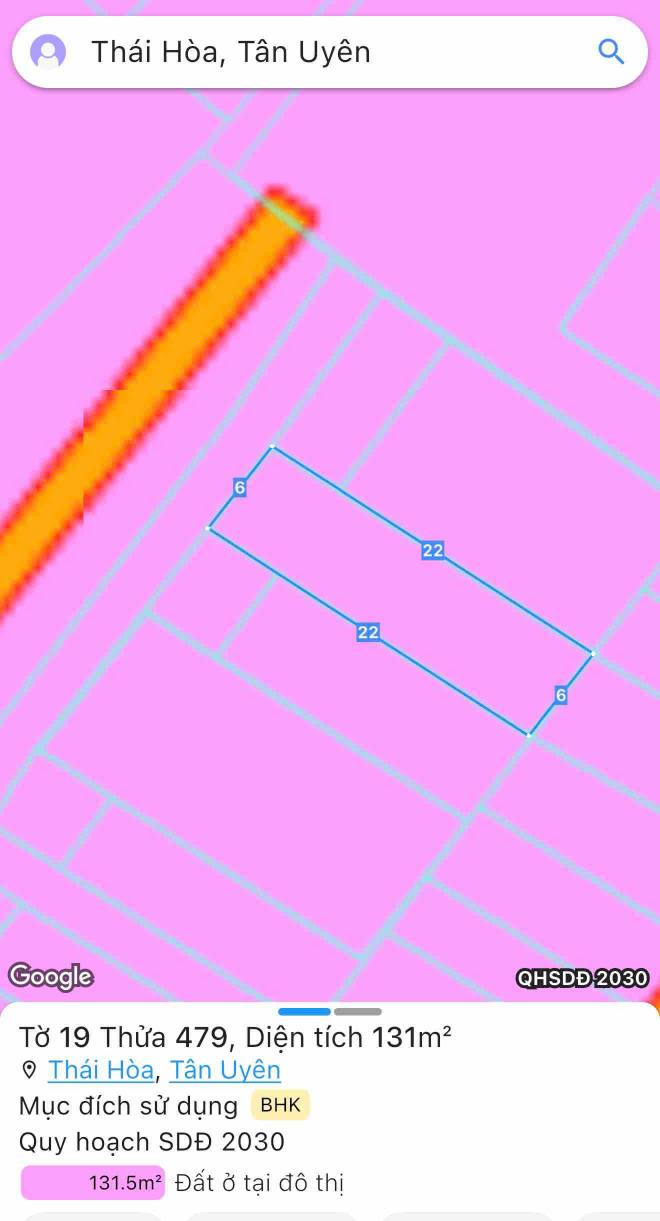 Đất nền Thái Hòa Tân Uyên 132m² giá chỉ 9xx triệu - Chính chủ bán gấp!