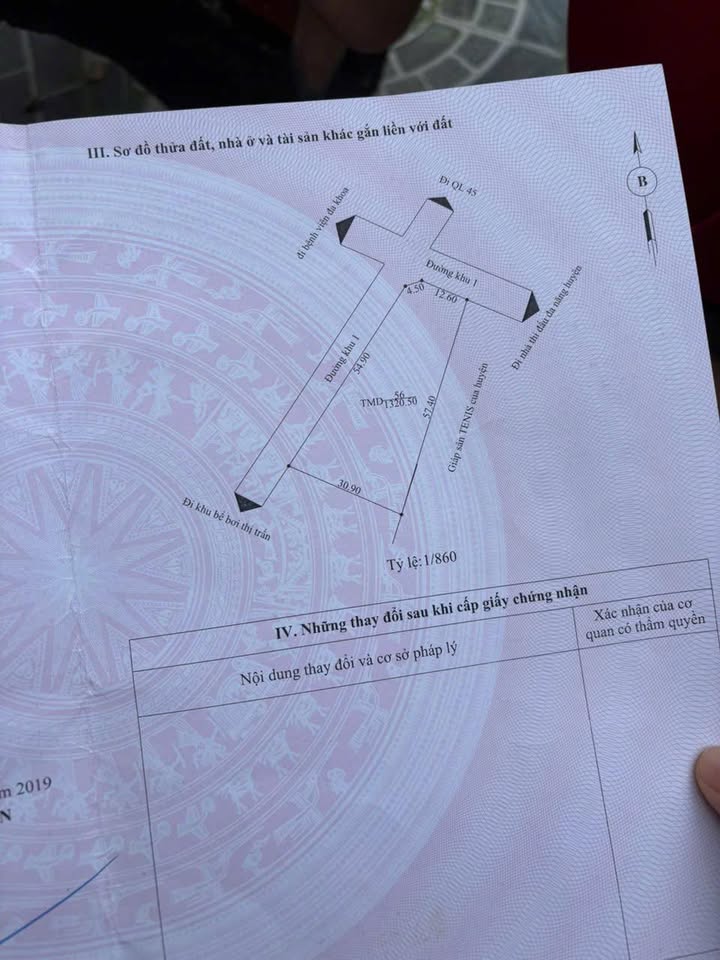 Đất thương mại dịch vụ 2 mặt tiền tại thị trấn Quán Lào 1320m² - Cơ hội đầu tư sinh lời!