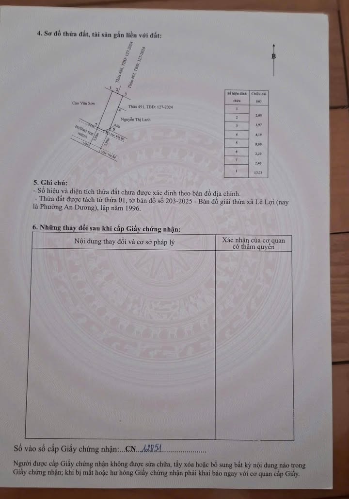 Đất Lương Quy, An Dương 54m² giá 1.98 tỷ - Cơ hội đầu tư hiếm có!