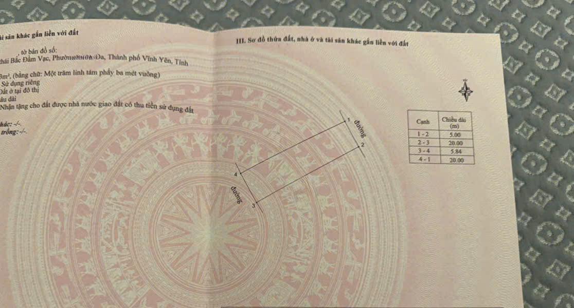 Đất nền Đống Đa Vĩnh Yên 108m² giá chỉ 4.2 tỷ - Cơ hội đầu tư tuyệt vời!