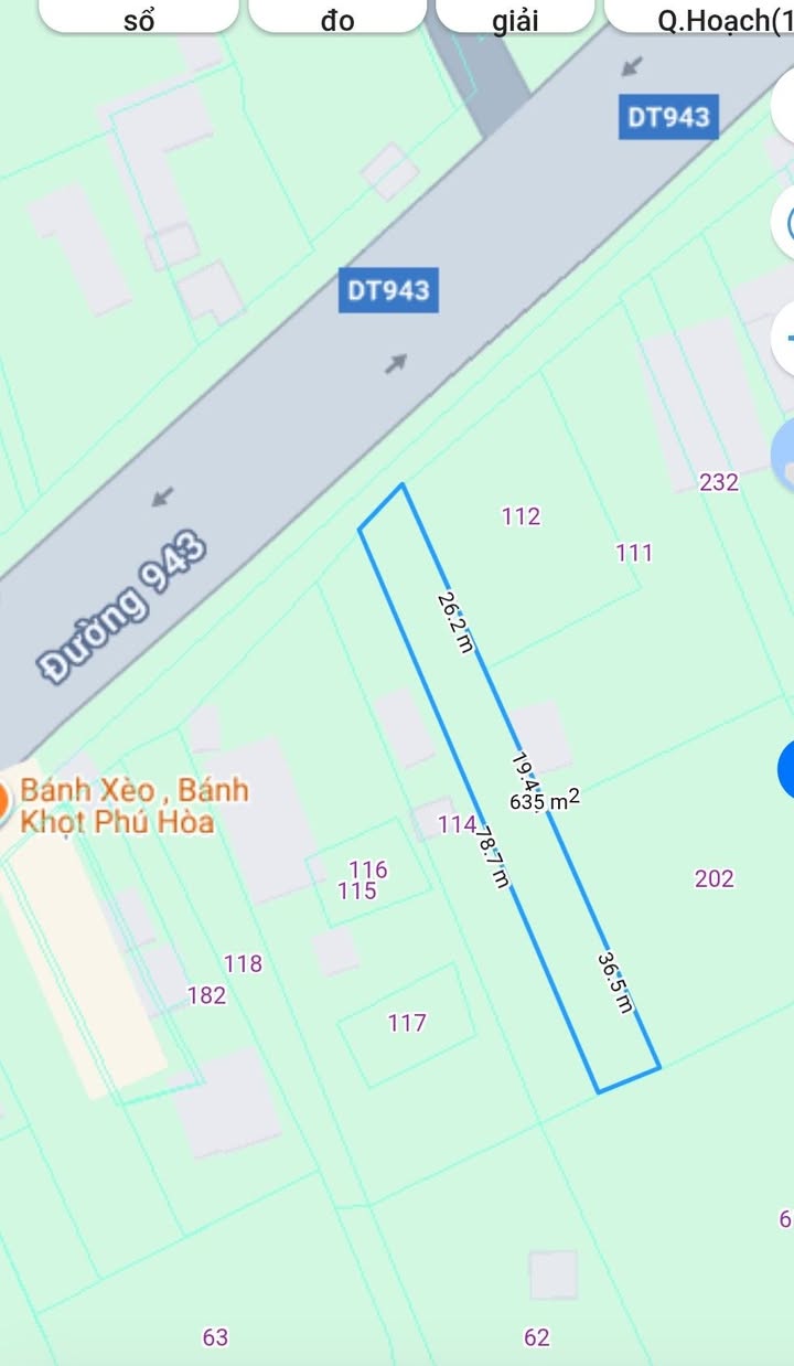 Đất ODT và CLN mặt tiền đường Trần Phú, 650m² - Kinh doanh thuận lợi!